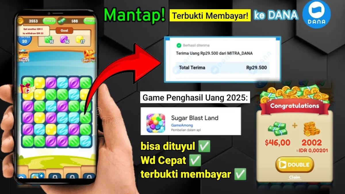 Aplikasi Penghasil Saldo DANA Gratis dan Game Penghasil Saldo DANA Tercepat, sumber youtube : Ikhwan Divergent