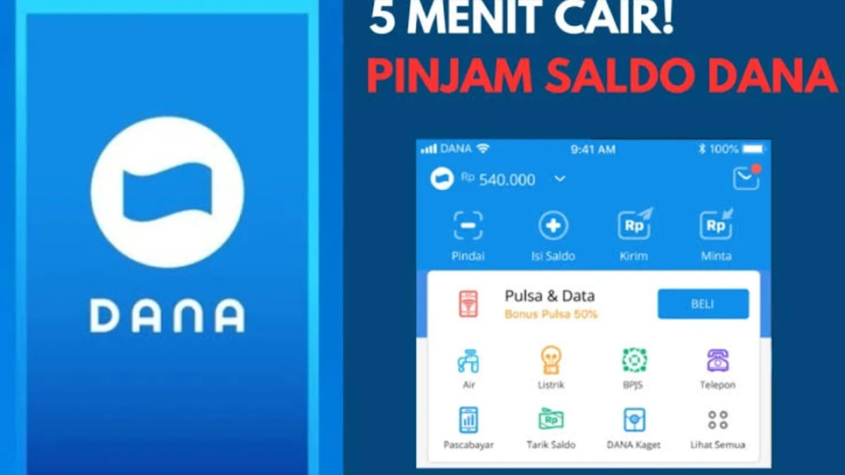 Cuma 6 Tahapan! Berikut Cara Pinjam Uang di DANA Langsung Cair 2025!
