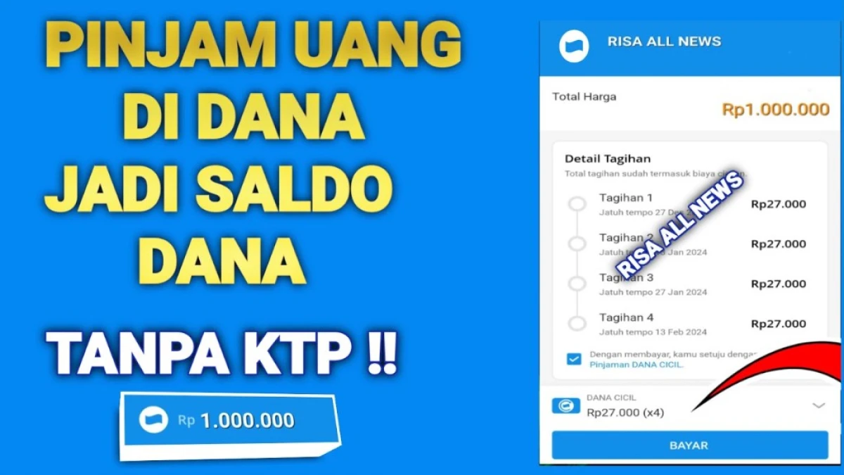 Cara Termudah Pinjam Saldo DANA Tanpa KTP