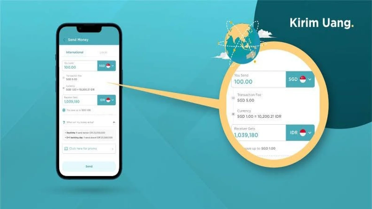 5 Aplikasi Transfer Uang ke Luar Negeri Terbaik 2025, Praktis Tanpa Ribet!