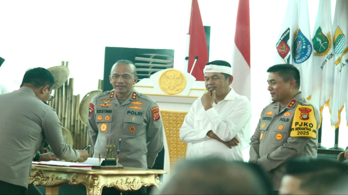 Pemprov Jabar Teken Kerja Sama dengan Polri, Jaga Industri hingga Awasi Anak Sekolah