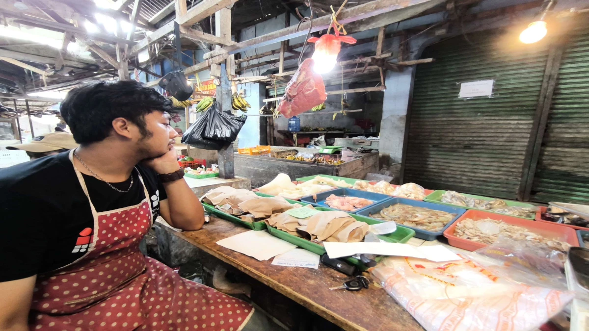 Pedagang Pasar Kasomalang di Subang Lesu, Omzet Harian Menurun Tajam
