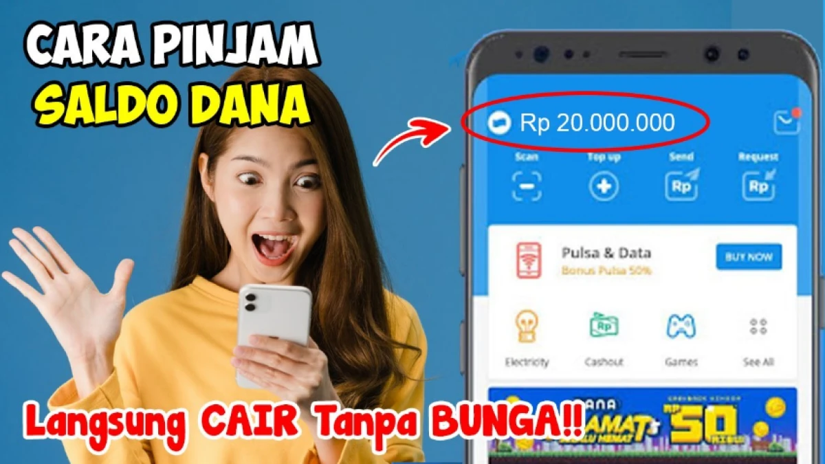 Cara Mudah Pinjam Uang di Aplikasi DANA Langsung Cair, Cek Cara-caranya Disini!