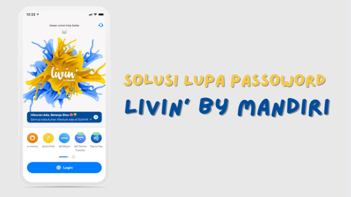 Solusi Lupa Password Livin' by Mandiri tanpa Harus ke Bank