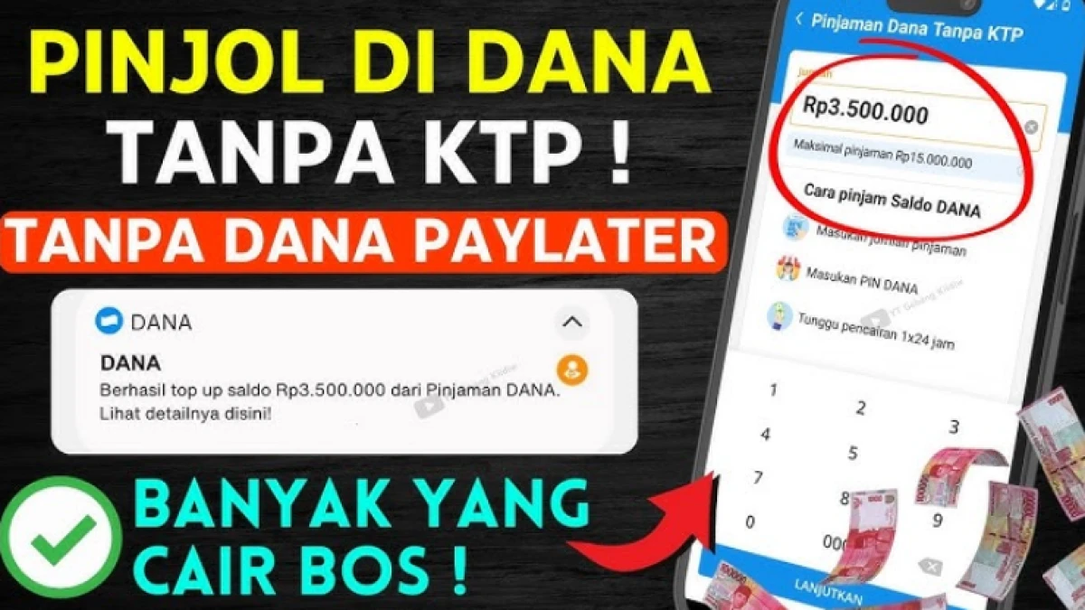 Cara Pinjam Saldo DANA Tanpa Paylater Langsung Cair, Limit Hingga Rp30 Juta!