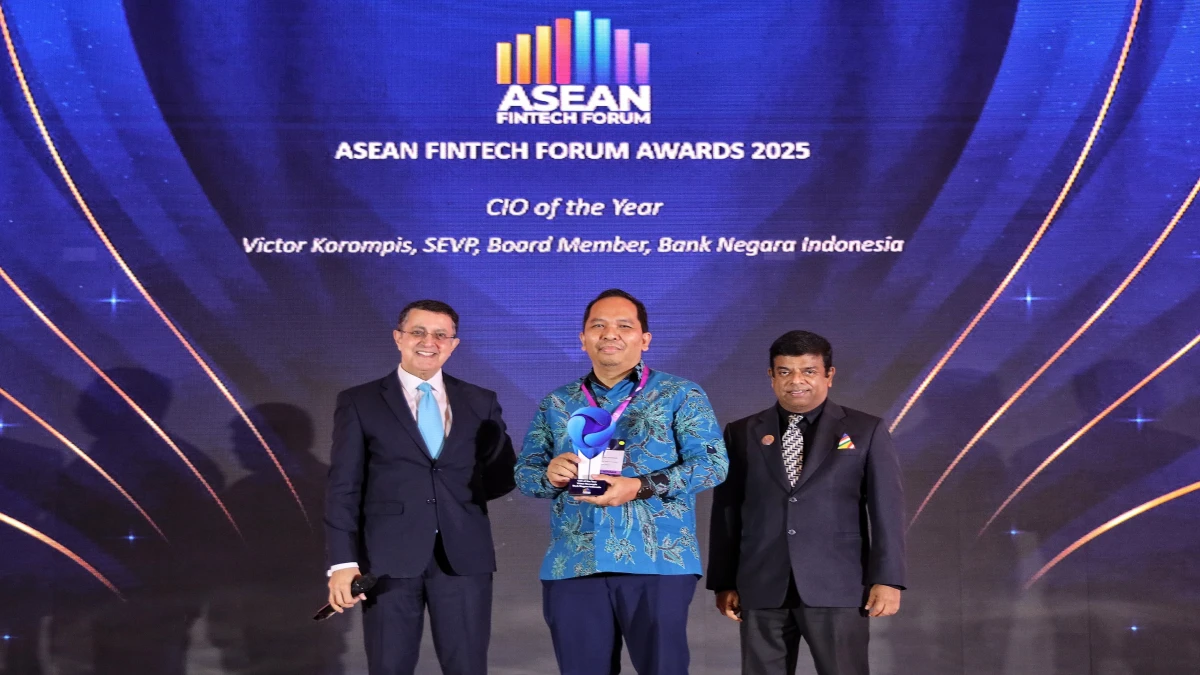 BNI Raih Penghargaan CIO of the Year di ASEAN Fintech Awards 2025, Perkuat Komitmen Transformasi