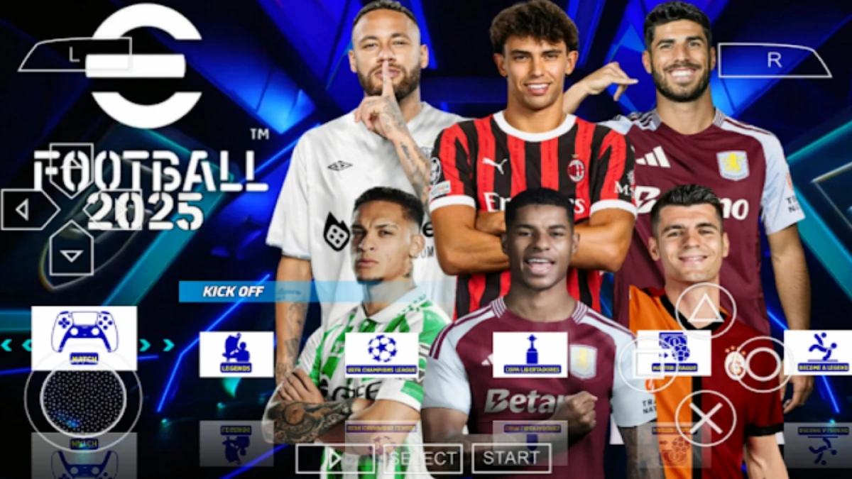 Ini Cara Download Game PPSSPP eFootball PES 2025 ISO Mod Update, Mudah Banget!