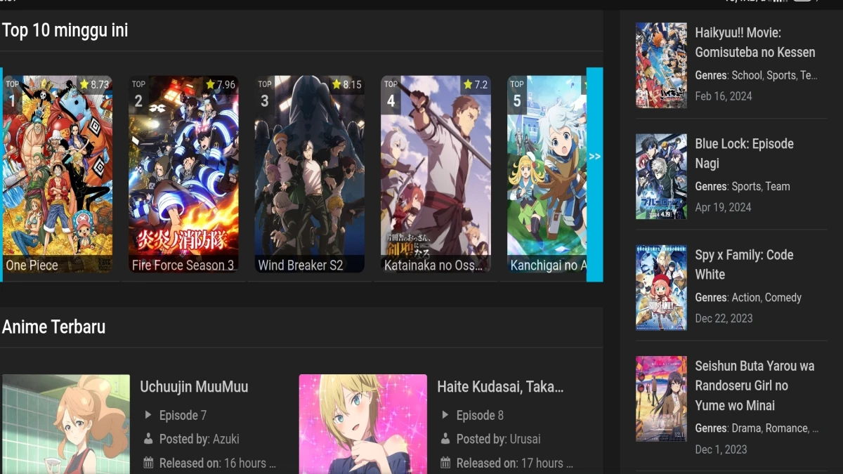 Ini Dia 8 Situs Nonton Anime Full HD Legal di 2025, No Buffering-Buffering Club!