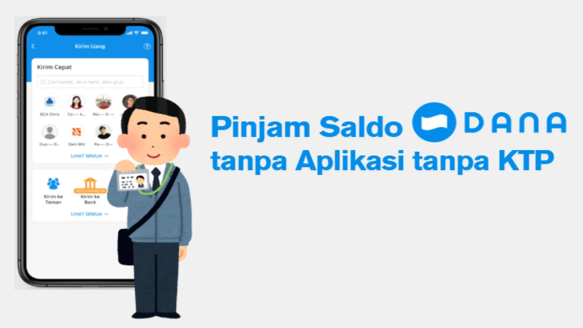 Pinjam Saldo DANA Rp50.000 tanpa Aplikasi tanpa KTP, Begini Caranya!
