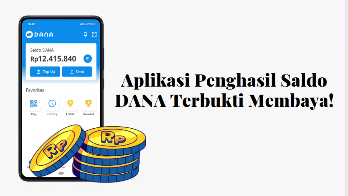 7 Aplikasi Penghasil Saldo DANA Terbukti Membayar: Langsung Cair tanpa Disuruh Nunggu!