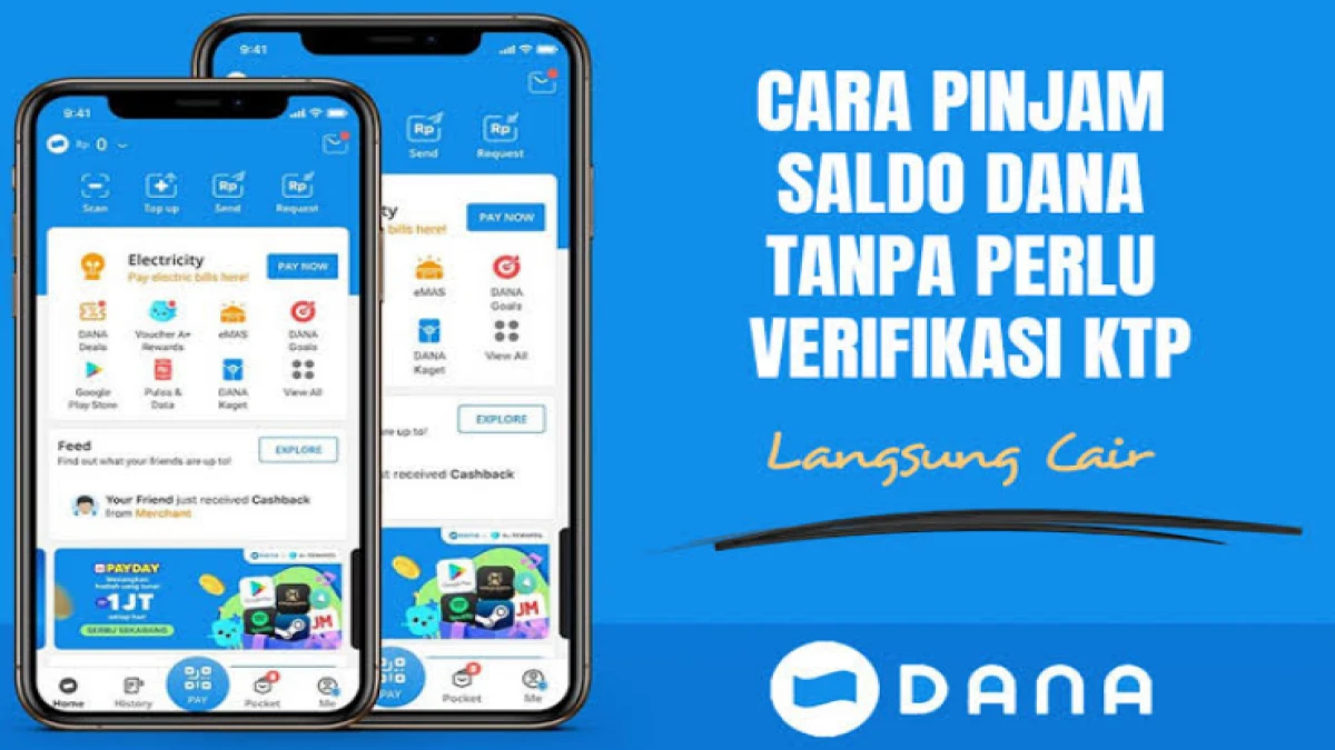 Cara Mudah Pinjam Saldo DANA Rp50.000 Tanpa KTP, Simpel dan Cepat!