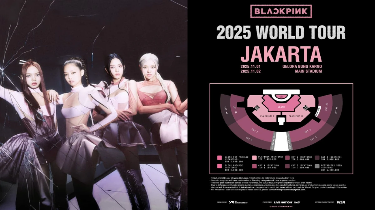 Blink, Ini Harga Tiket Konser BLACKPINK 'DEADLINE' di Jakarta