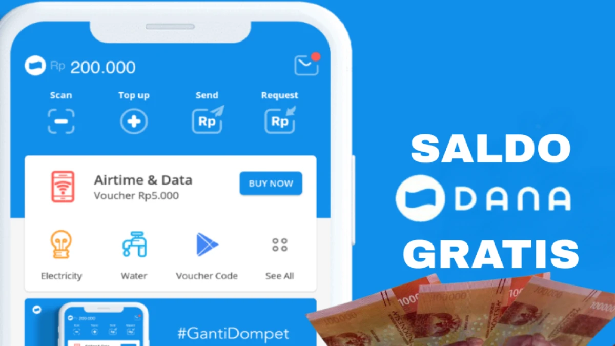 Cara Dapat Uang dari Aplikasi Penghasil Saldo DANA, Bisa Cair Sampe Rp 200.000