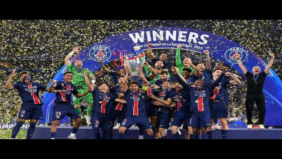Akhirnya Juara! PSG Bantai Inter Milan 5-0 dan Angkat Trofi Liga Champions Pertama