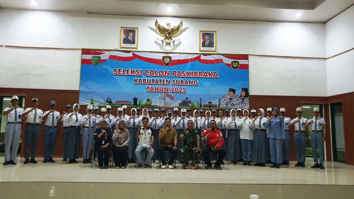 40 Peserta dari Berbagai Wilayah di Subang Terpilih jadi Paskibraka Tingkat Kabupaten
