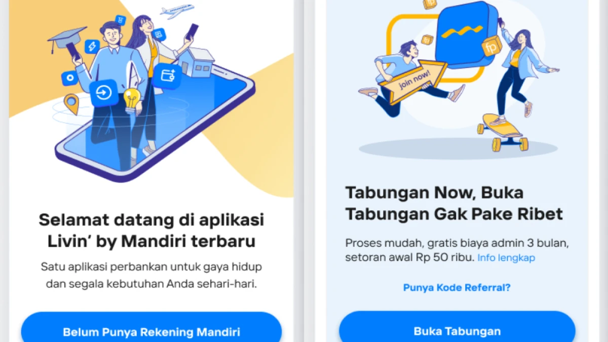 Cara Daftar Rekening Baru di Livin by Mandiri, Cuma Lewat HP Bisa Kok