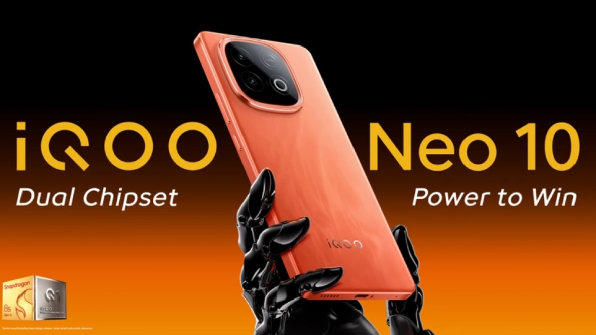Harga iQOO Neo 10 dan Spesifikasi Lengkap, Performa Snapdragon 8s Gen 4 Pertama di Indonesia