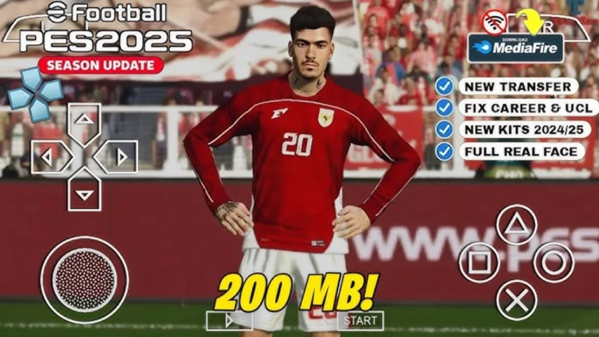10 Game PPSSPP Sepak Bola Ukuran Kecil Terbaru 2025: Ada Timnas Indonesia Beserta Pemain Terbarunya!