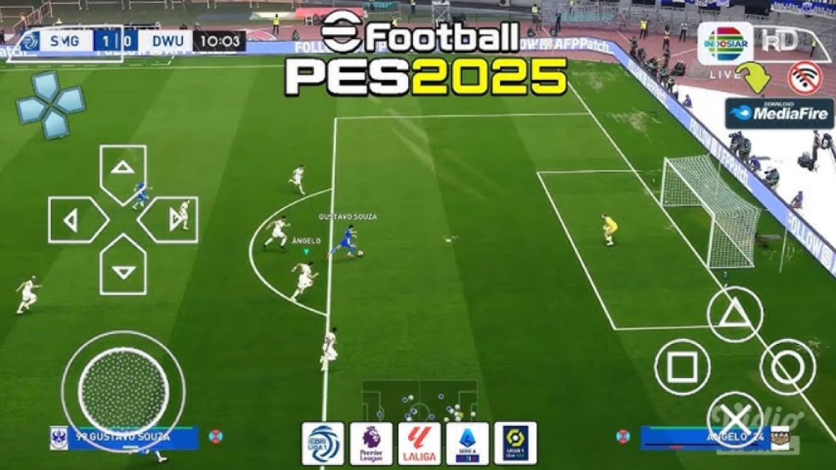 10 Game Bola PPSSPP ISO Ukuran Kecil dengan Grafik HD Terbaik 2025