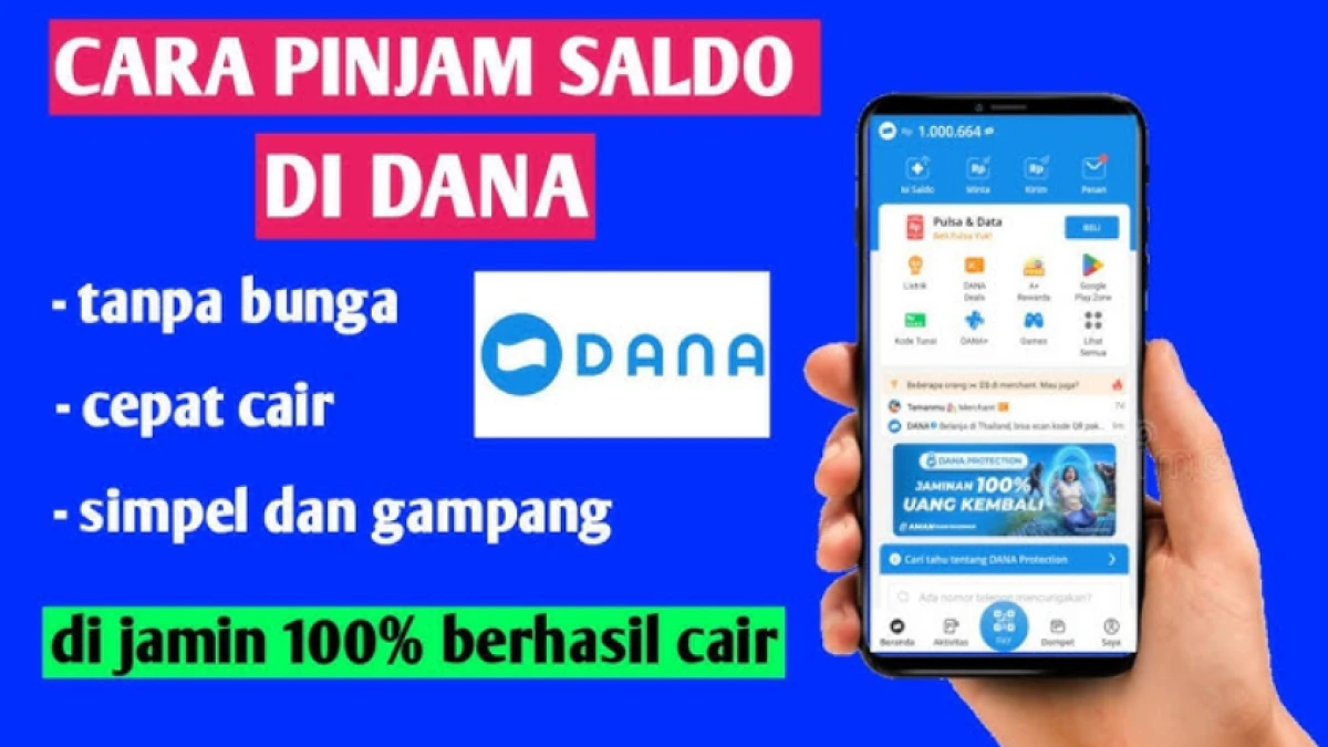 Pinjam Saldo DANA Tanpa KTP 100 Ribu Langsung Cair, Begini Caranya!