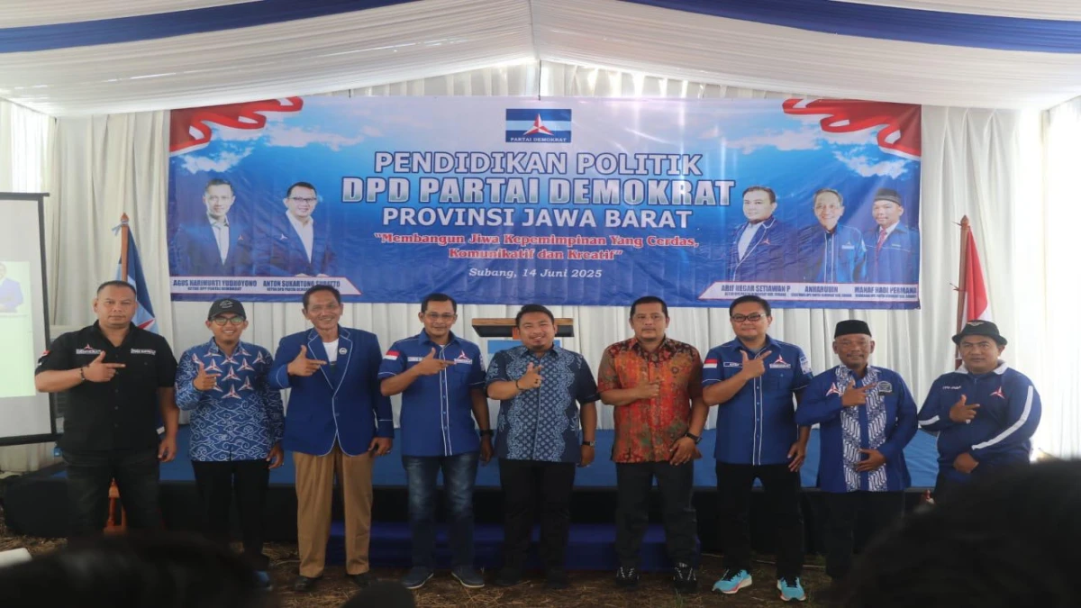 Demokrat Gelar Pendidikan Politik di Subang, Nyatakan Dukungan Terhadap Program Bupati Reynaldy