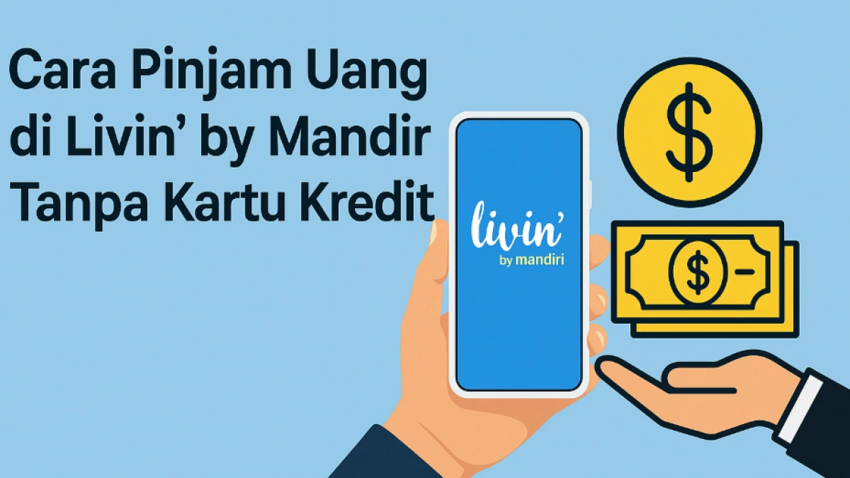 Begini Cara Pinjam Uang di Livin by Mandiri tanpa Kartu Kredit dengan Mudah