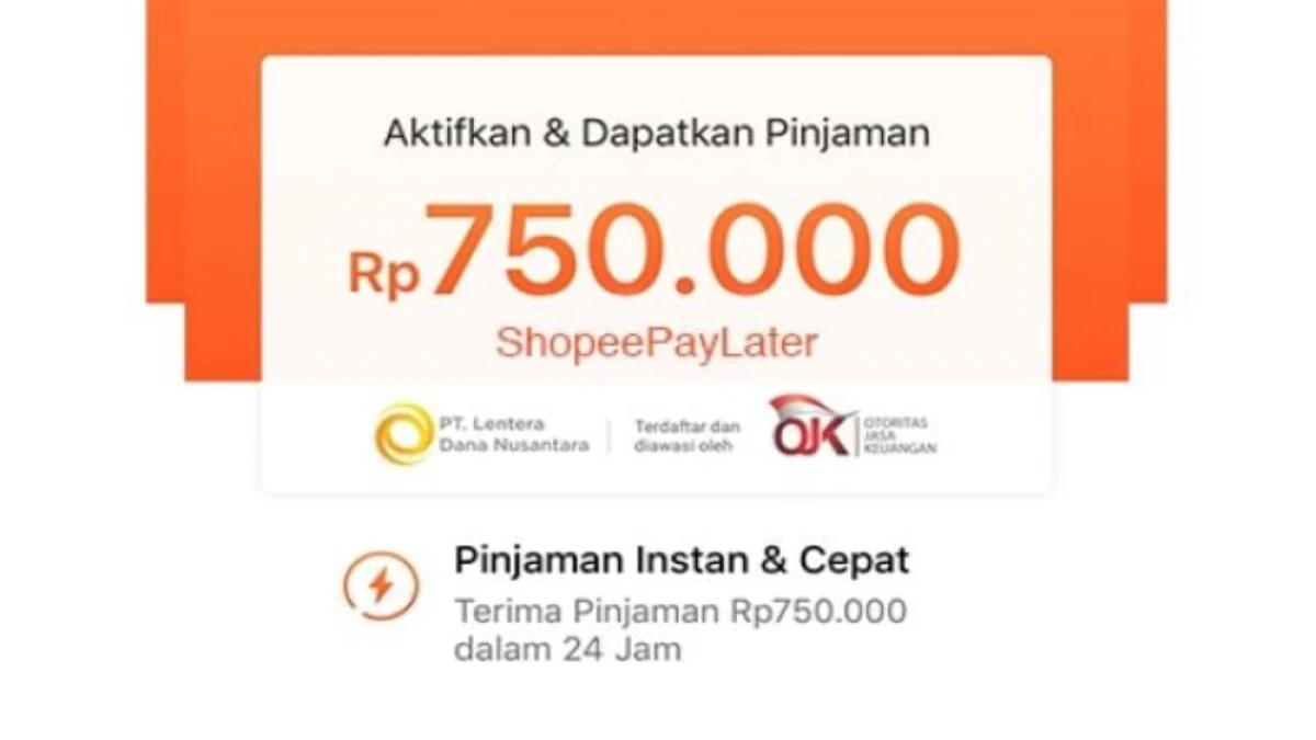 Cara Mengaktifkan Shopee Paylater, Belanja Apapun di Shopee Semakin Gampang