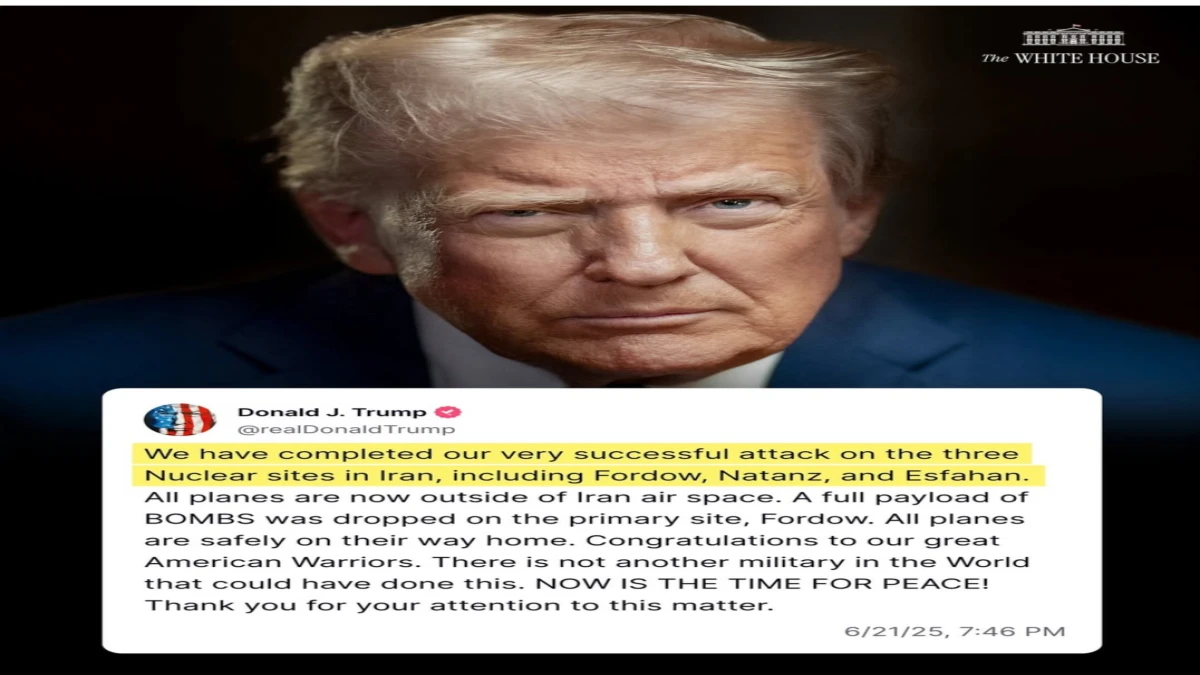 Breaking News! Amerika Serikat Bom Tiga Fasilitas Nuklir Iran