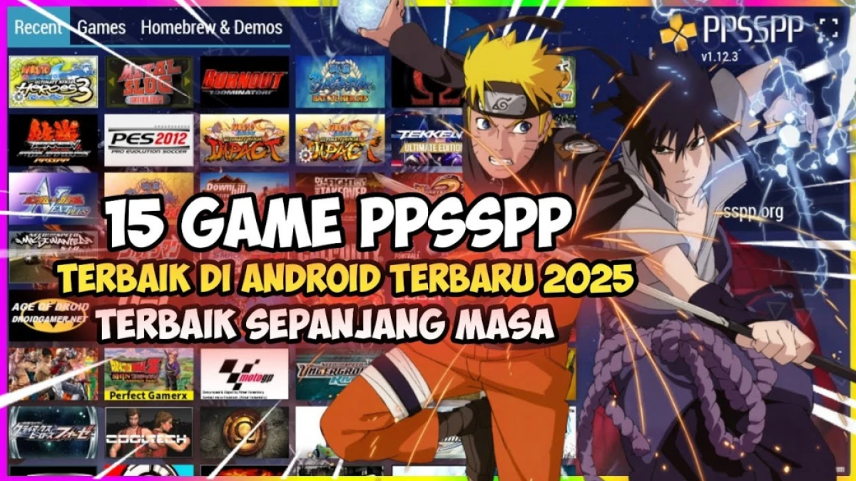 15 Game PPSSPP Android Terbaik Tahun 2025: Ukuran Kecil, Offline, Grafik HD, dan Super Seru!