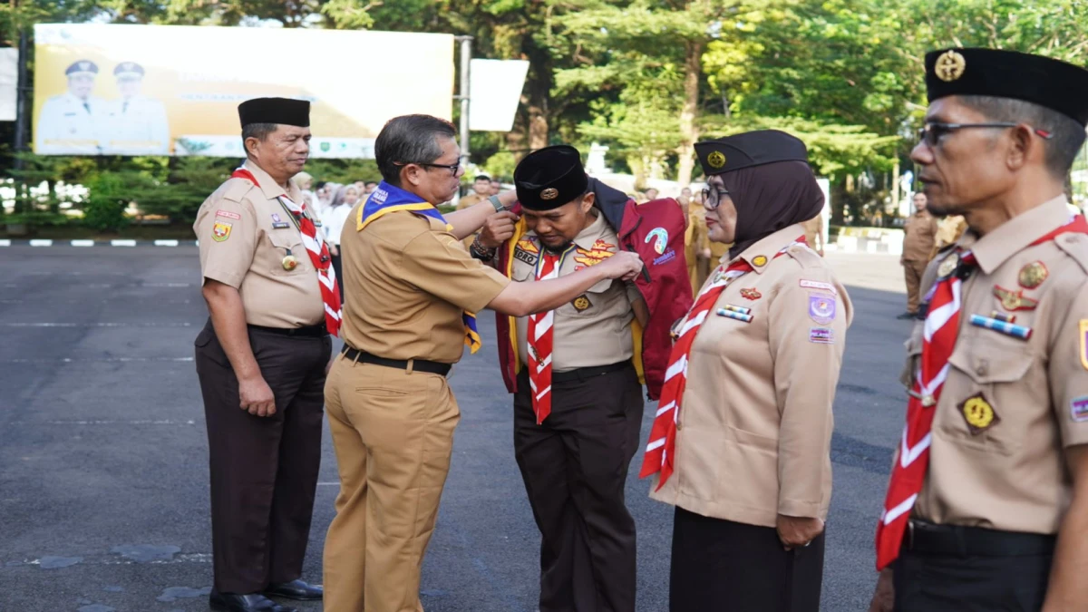 Agus Masykur Lepas Kontingen Pramuka Kabupaten Subang ke Jambore Daerah Jabar 2025