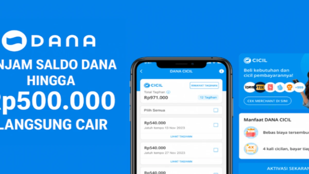 Cara Pinjam Saldo DANA Rp500 Ribu Tanpa Aplikasi Tambahan, Cepat & Praktis!
