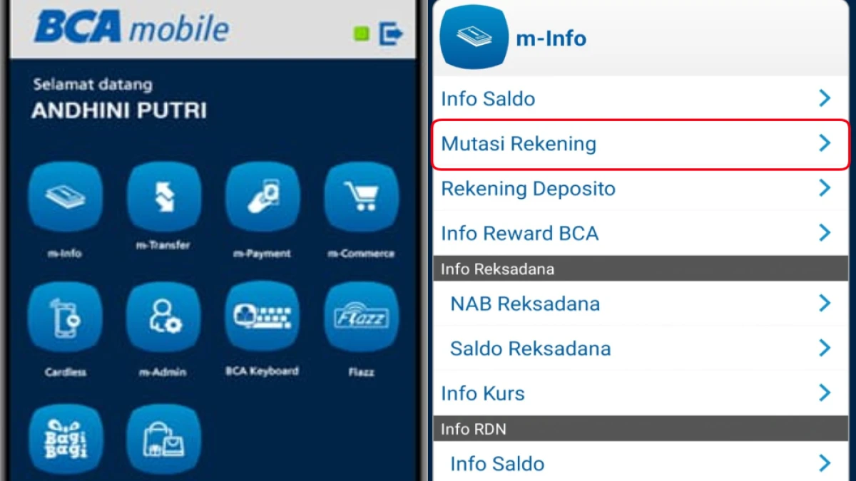 Cara Cek Mutasi Rekening BCA di HP dan ATM, Coba Periksa Secara Rutin!
