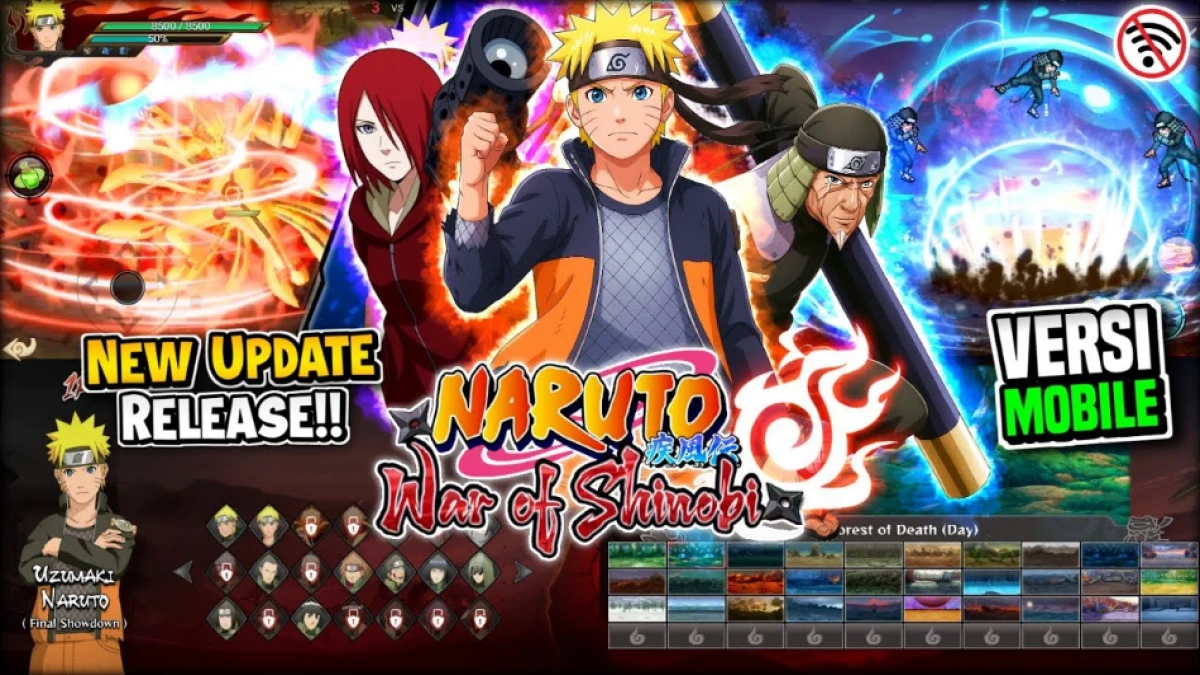 Download Naruto Senki: War Of Shinobi Mobile V1.01 Update Karakter Baru 2025!