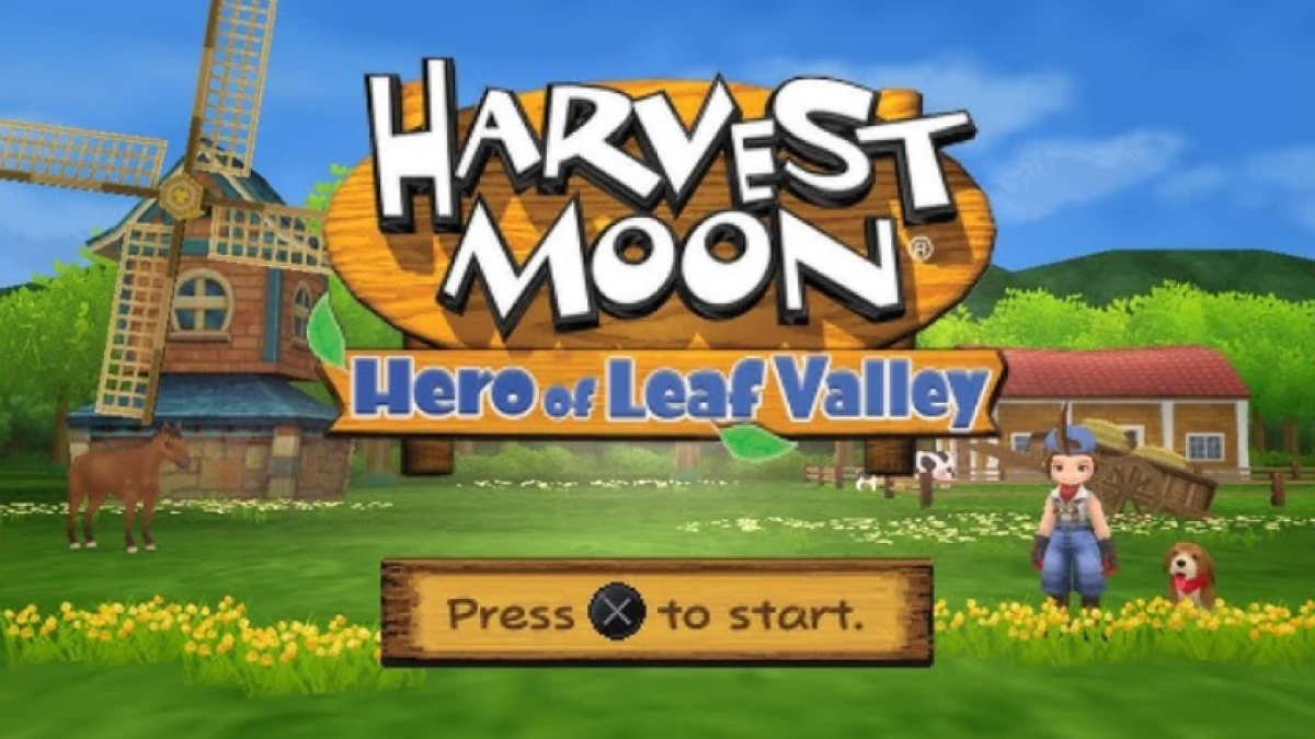 Download Game Harvest Moon: Hero of Leaf Valley PPSSPP Bahasa Indonesia di Android