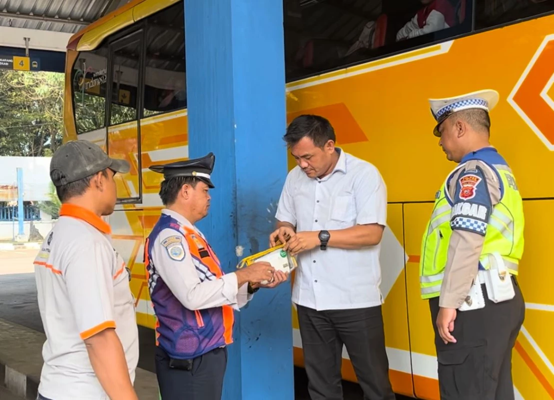 Imbas Kecelakaan Ciater, Polres Subang dan Dishub Lakukan Ramcek Bus Pariwisata