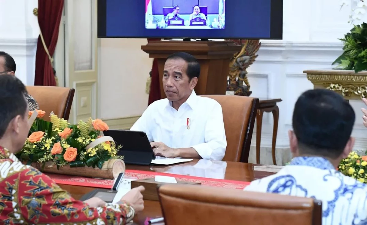 Presiden Jokowi Instruksikan Jajaran Terkait Penanganan Pengungsi Akibat Erupsi Gunung Ruang