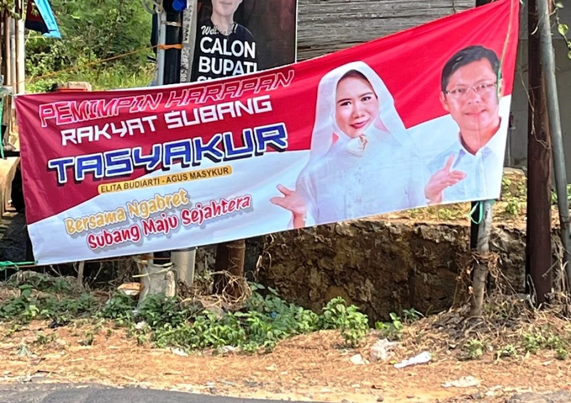 Baliho Tasyakur Bertebaran, Agus Masykur: Mohon Doa