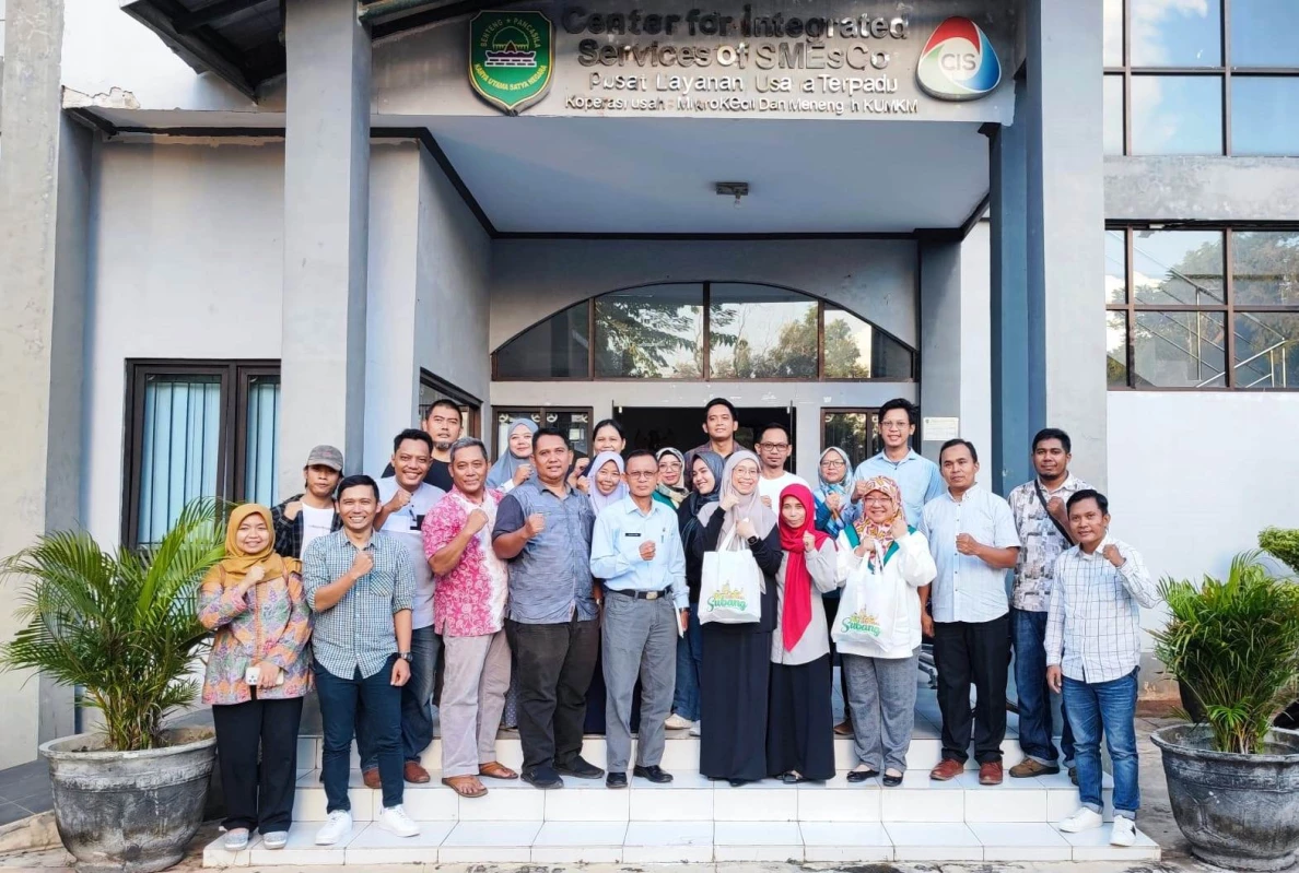 Darussalam Enterprise Belajar ke PLUT KUMKM Subang