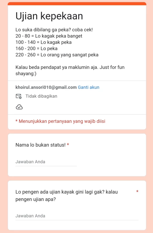 Link Ujian Kepekaan Pacar yang Viral Di TikTok! Cobain Bareng Pacarmu!