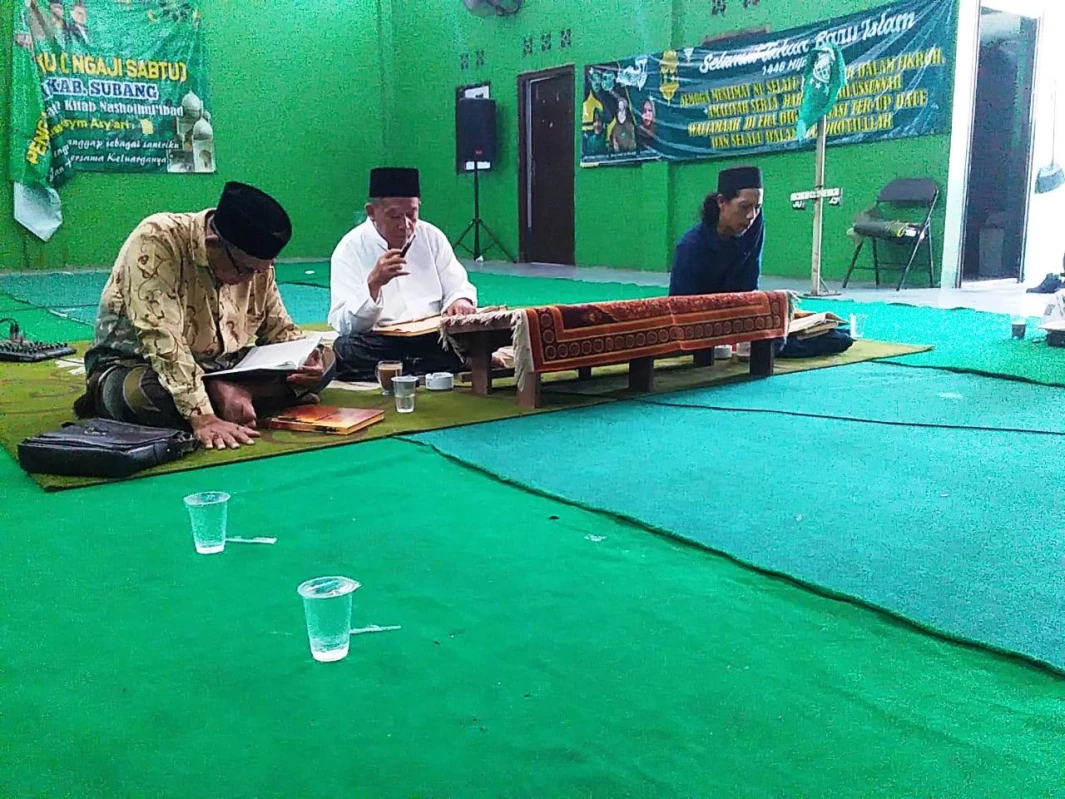 Pengajian Rutin PCNU Subang Perkuat Silaturahmi antar Pengurus dan Jamiyah