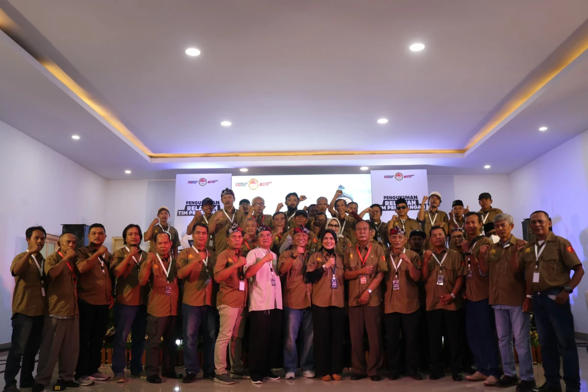 Bakal Calon Bupati Subang Lukmantias Kukuhkan Tim Relawan Pemenangan Pilkada