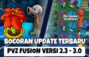 Update PVZ Fusion 2.2 - 3.0: Ada PAYUNG KAKTUS & PVZ Fusion 2 Itu Nyata