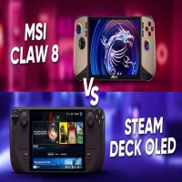 Steam Deck OLED vs MSI Claw 8 AI+