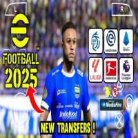 Download eFootball PES 2025 PPSSPP Mod Bri Liga 1 Indonesia & Liga Eropa Fix CallName New Transfers 2024/2025
