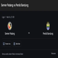 Live streaming Semen Padang vs Persib