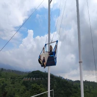 D’Castello memperkenalkan wahana ekstrem baru bernama Giant Swing atau Ayunan Raksasa, yang dijamin memacu adrenalin para pengunjung.
