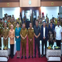 Pemerintah Daerah Kabupaten Subang menggelar Forum Konsultasi Publik di Aula H. Oman Syahroni, Kantor Pemda Subang, Senin (21/4/2025).