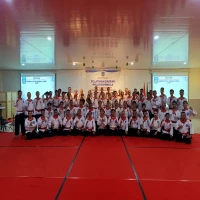 Perguruan Pencak Silat Beladiri Tangan Kosong (PPS Betako) Merpati Putih Pengda Jawa Barat menggelar Pelatihan Pelatih Daerah Level Pemula.