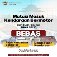 Bapenda Jabar Beri Keringanan Pajak untuk Kendaraan Mutasi Masuk, Ini Detailnya!