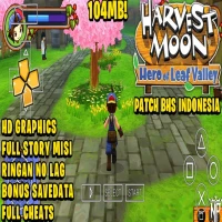 Bermain Seru di Android! dengan Harvest Moon: Hero of Leaf Valley PPSSPP Bahasa Indonesia, Buka Linknya Disini